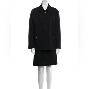 Elegant Black Women's St. John
Skirt Set